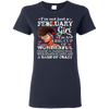 February Girl Funny Pisces Zodiac Sign